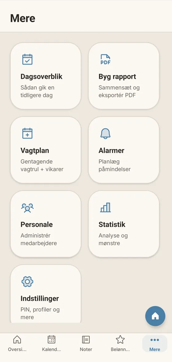 Værktøjerne samlet